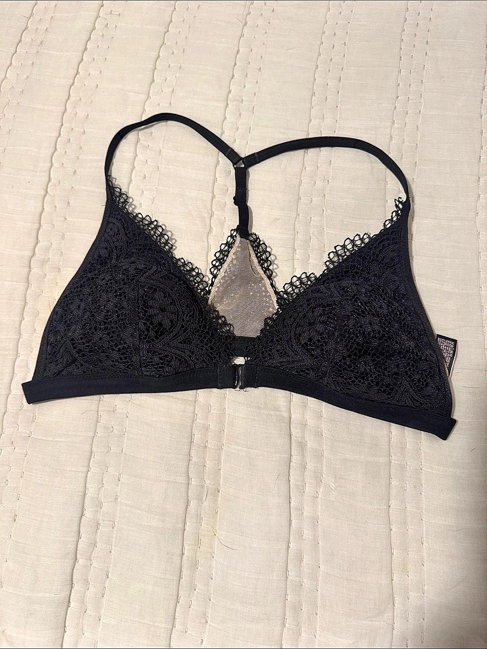 Victoria's Secret Body by Victoria Lace Racerback Front-Close Bra Lace Bra in